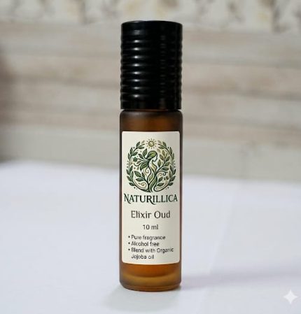 Naturillica Elixir Oud Perfume Oil – Premium Alcohol-Free Roll-On Attar (10ml)