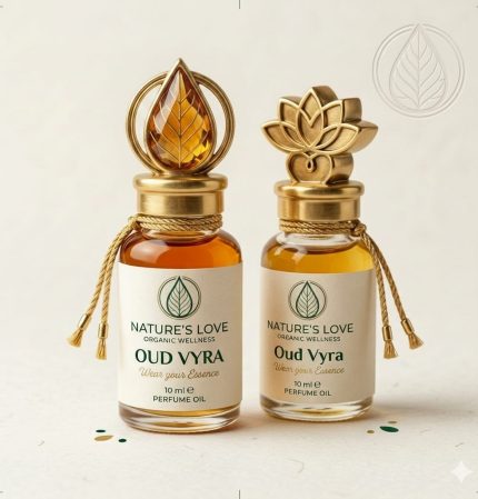 Nature’s Love Oud Vyra Premium Perfume Oil – Luxury Long Lasting Alcohol-Free Attar (10ml)